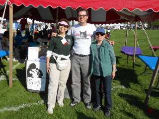 (Left to right) Helene Grynberg, Eddie Konczal, Bonita Craft Grant